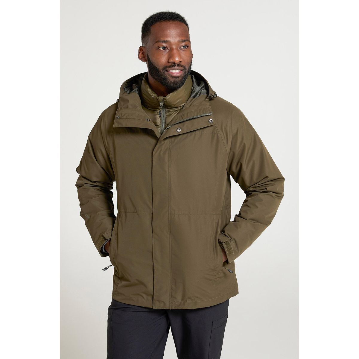 Mountain Warehouse - "Alaskan" Jacke, wasserfest 3 in 1 für Herren ()