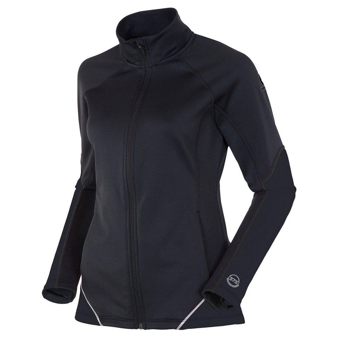 Damen taillierte Jacke mit Reißverschluss