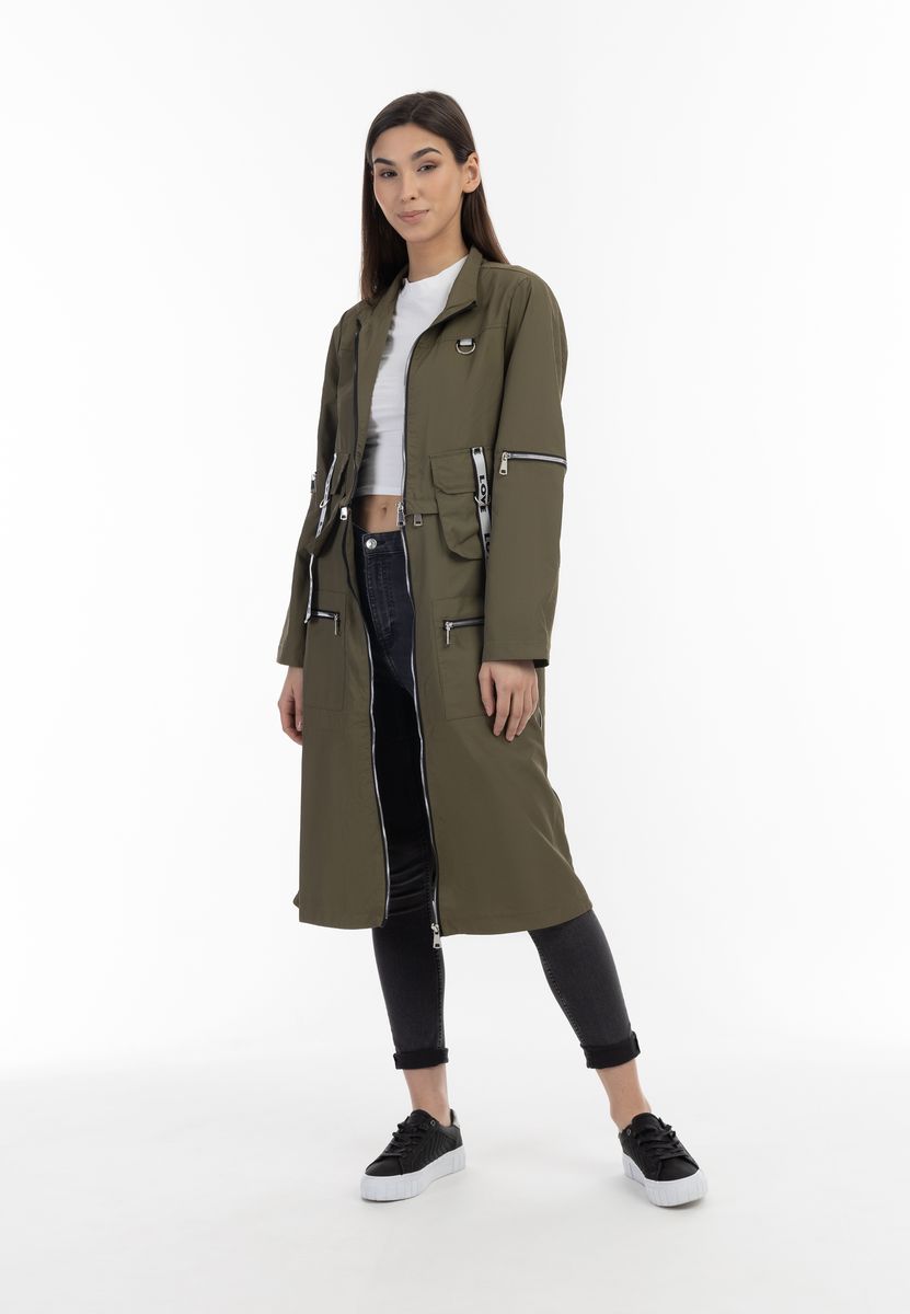 Wandelbarer Utility-Parka mit Tape-Details