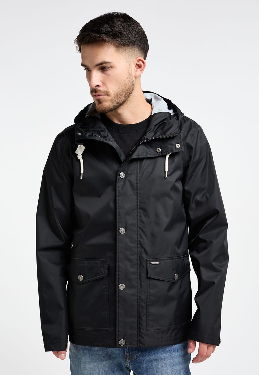 Wasserdichter leichter Parka mit Kapuze