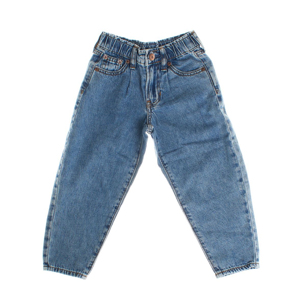 Locker geschnittene Barrel Leg Jeans