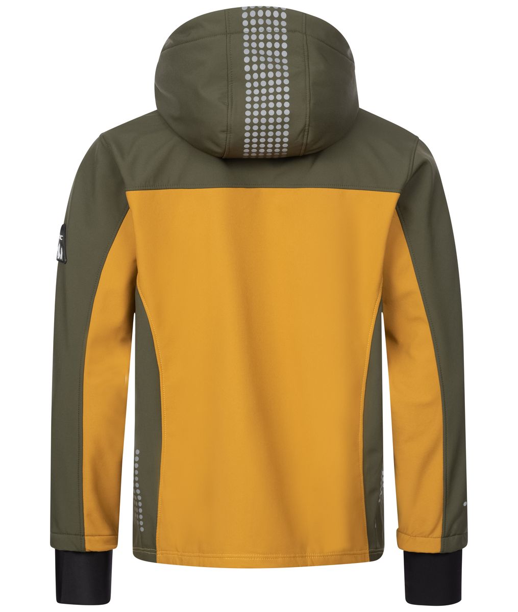 Outdoor Softshell-Funktionsjacke mit Kapuze