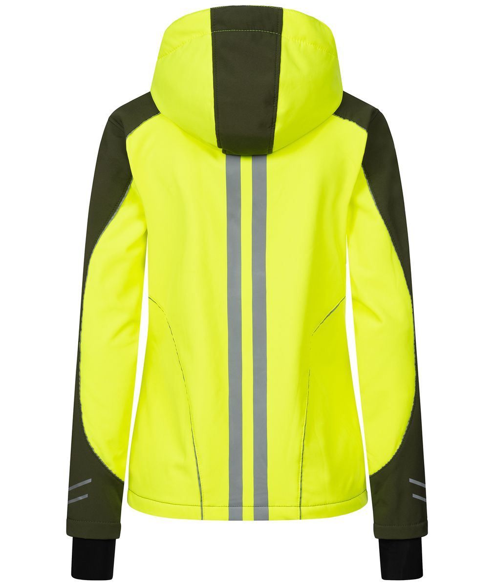 Outdoor Softshell-Funktionsjacke mit Kapuze