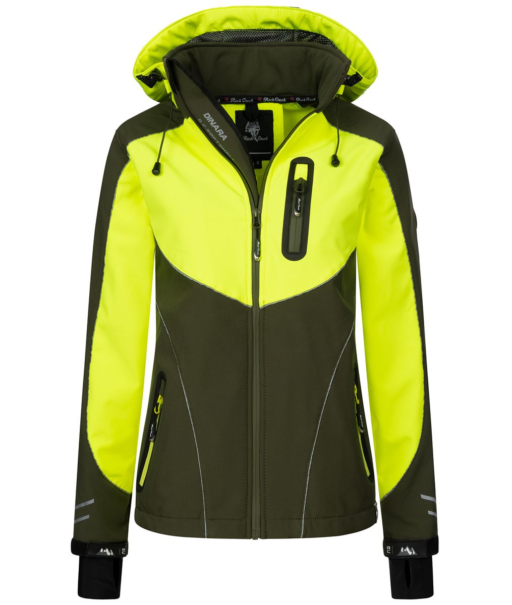 Moderne Colorblock Softshelljacke