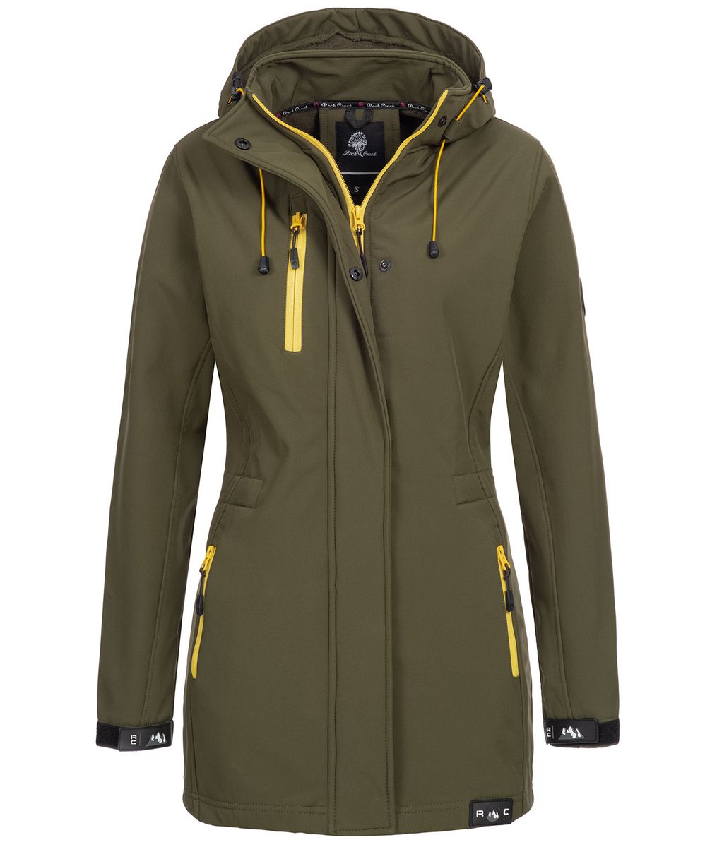 Moderne Colorblock Softshelljacke