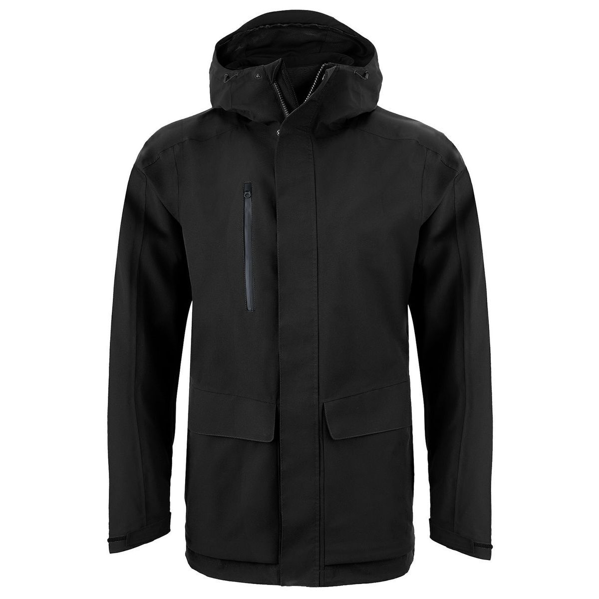 Wasserdichte Outdoorjacke mit Kapuze