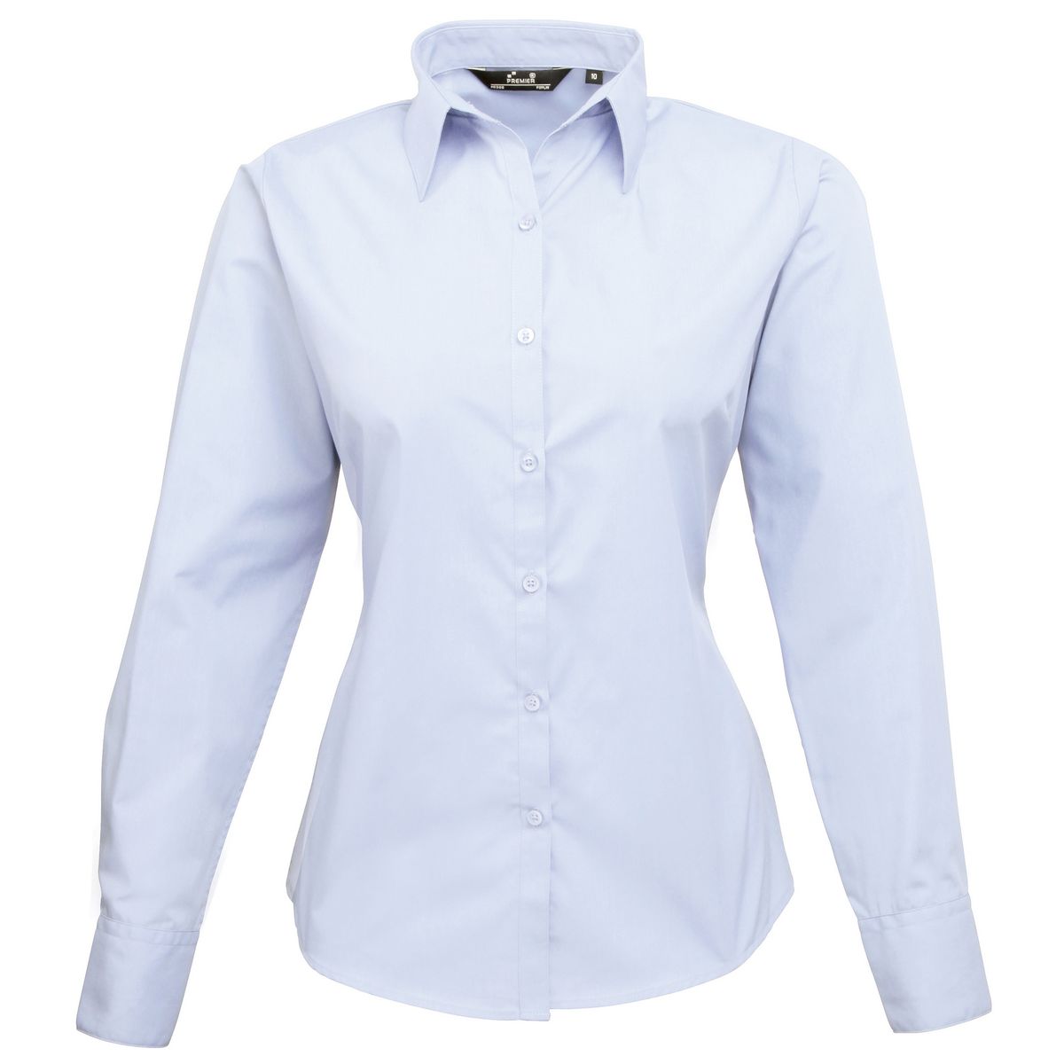 Premier - Bluse für Damen Langärmlig (Hellblau)