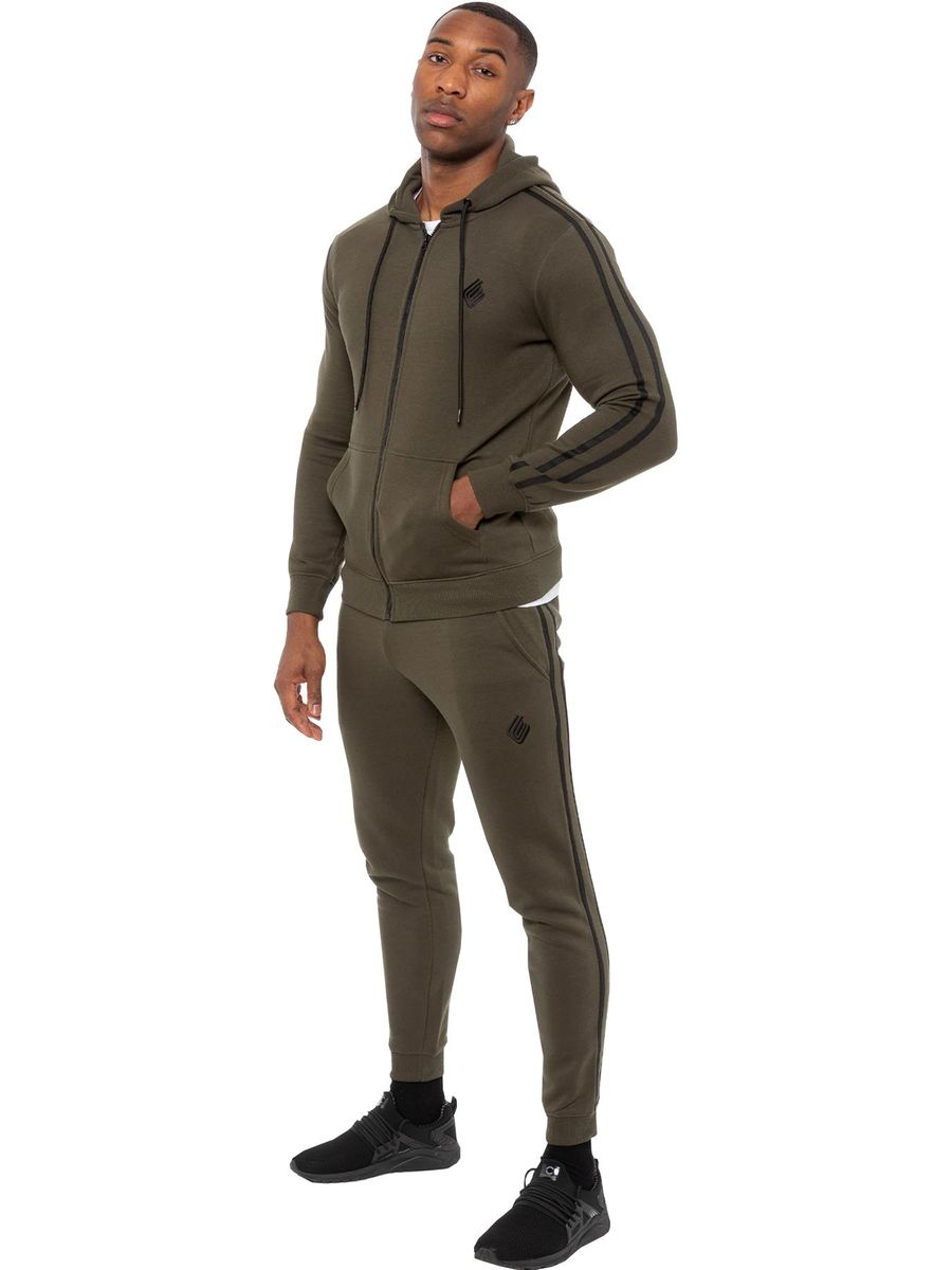 Herren Trainingsanzug Set mit Streifendetail
