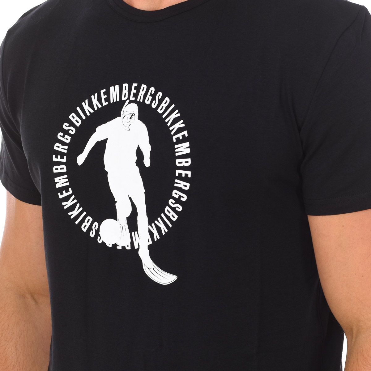 T-Shirt mit Grafik-Logo und Rundhalsausschnitt