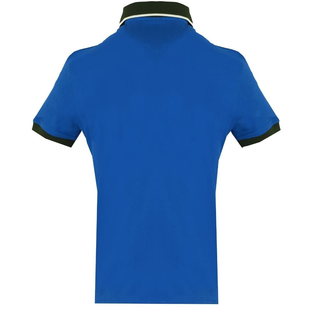 Kurzarm-Polo mit Kontrast-Abschluss
