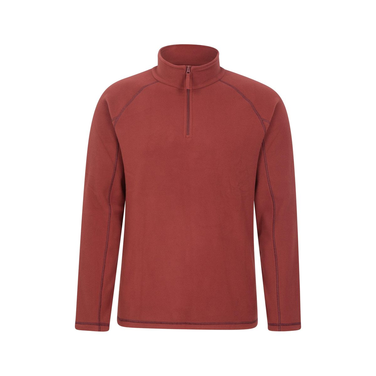 Herren Fleece-Top mit halbem Reißverschluss