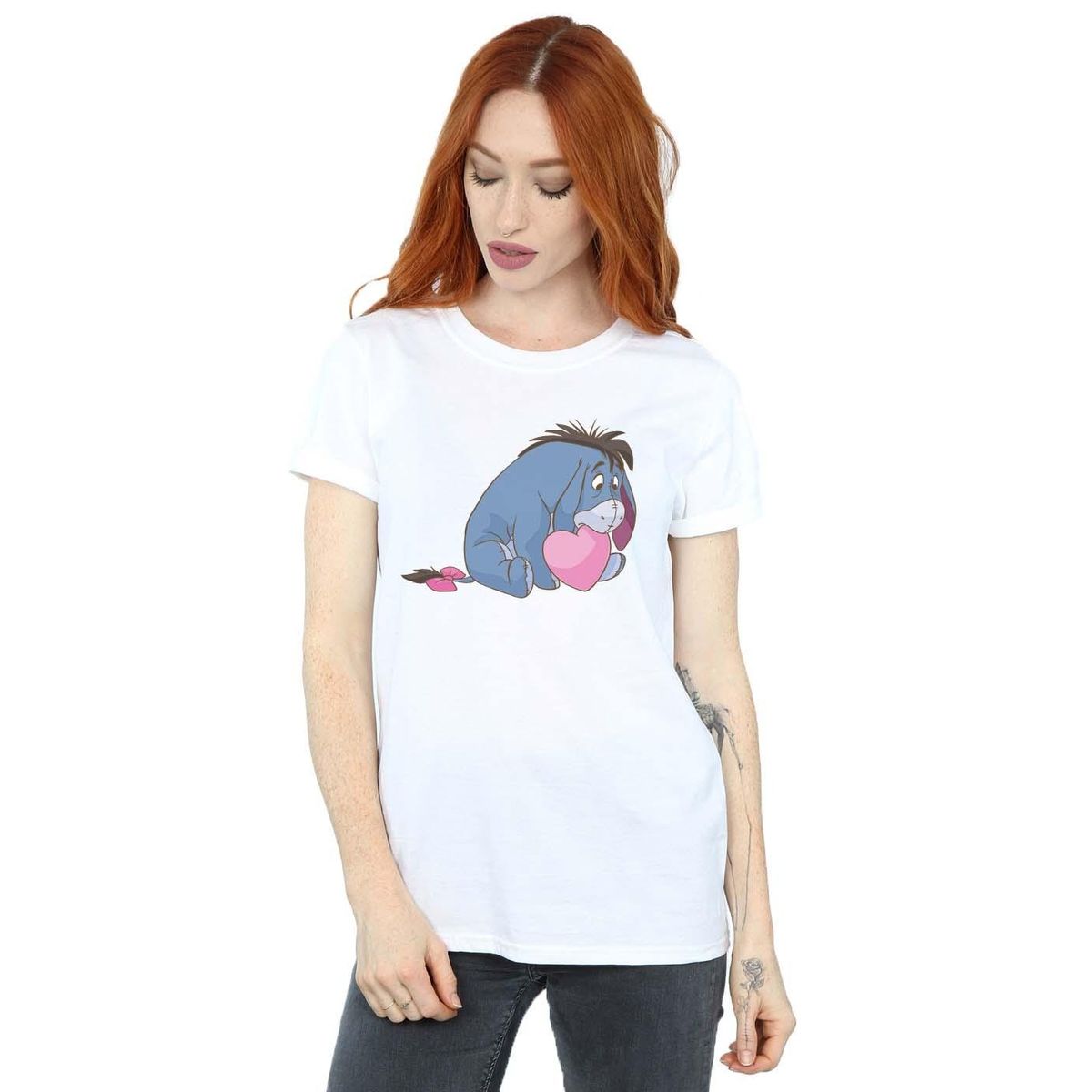 Eeyore Grafik-Shirt im Boyfriend-Stil