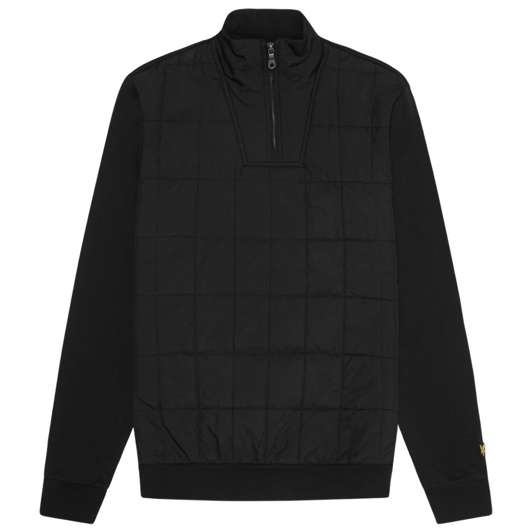 Gesteppter Half-Zip Pullover