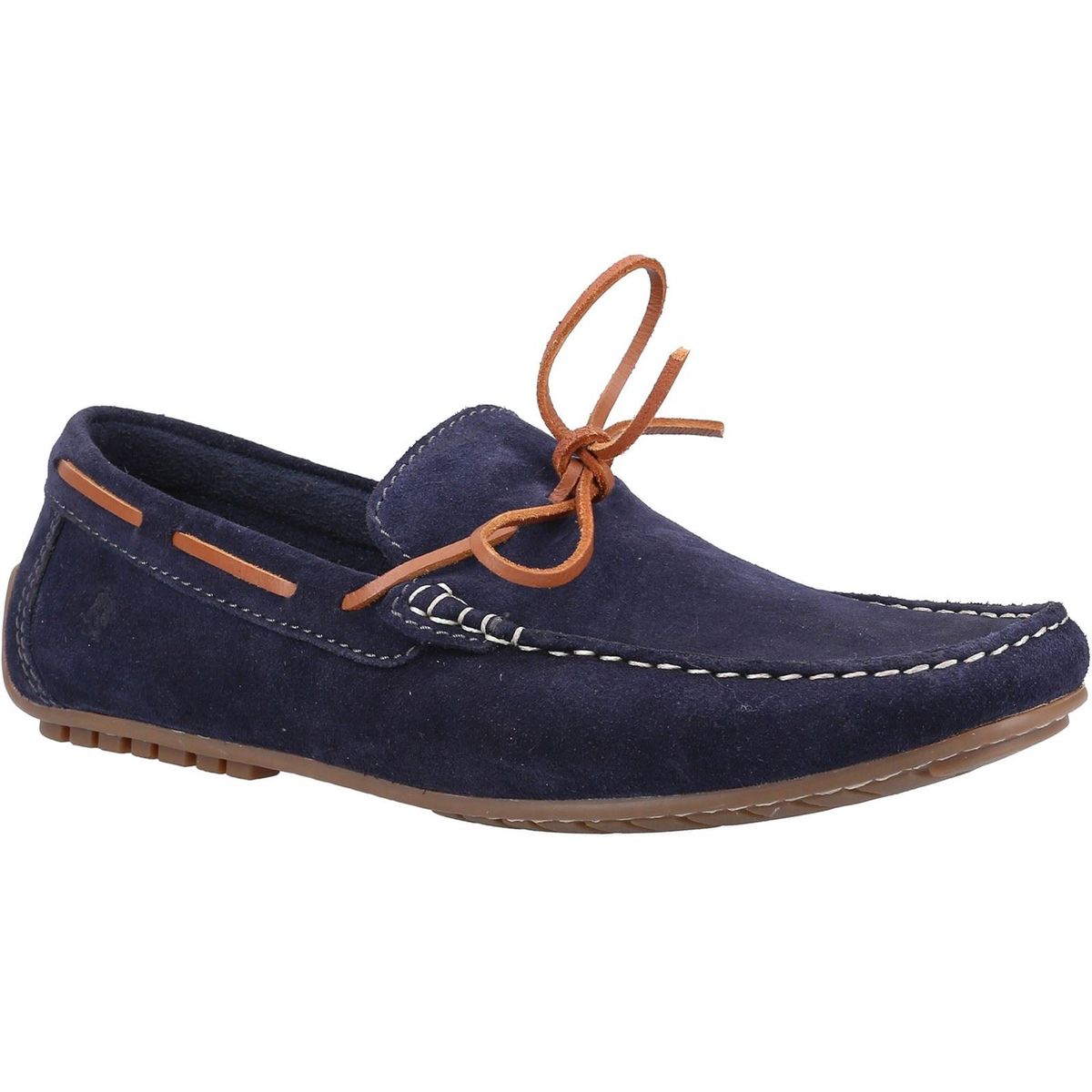 Herren Marine Wildleder Bootsschuh Loafer