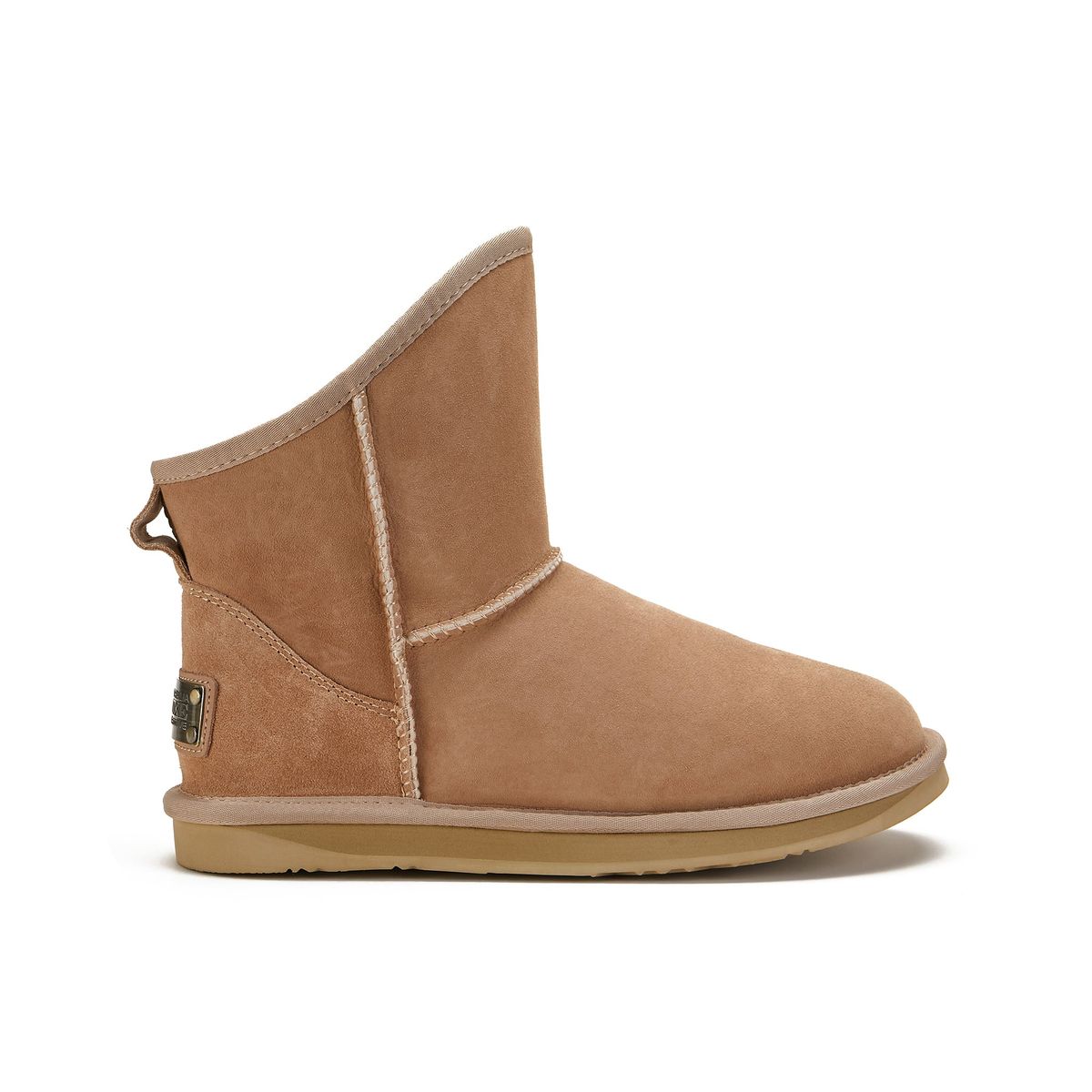 Kurzer Shearling Winterstiefel