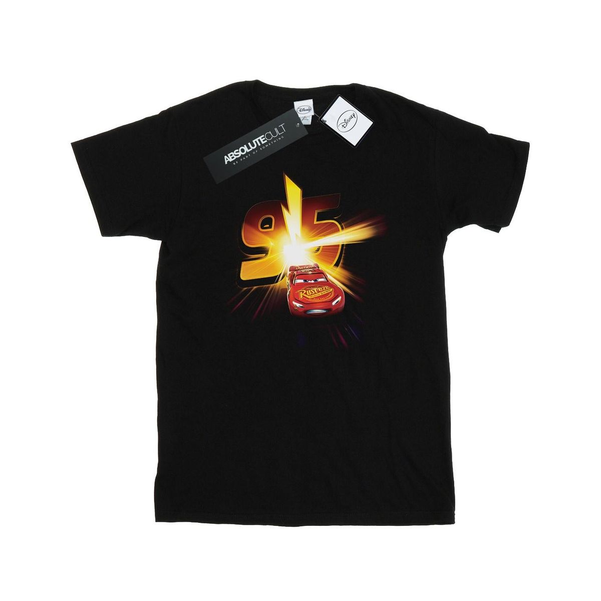 Cars Lightning McQueen Burst Grafik T-Shirt