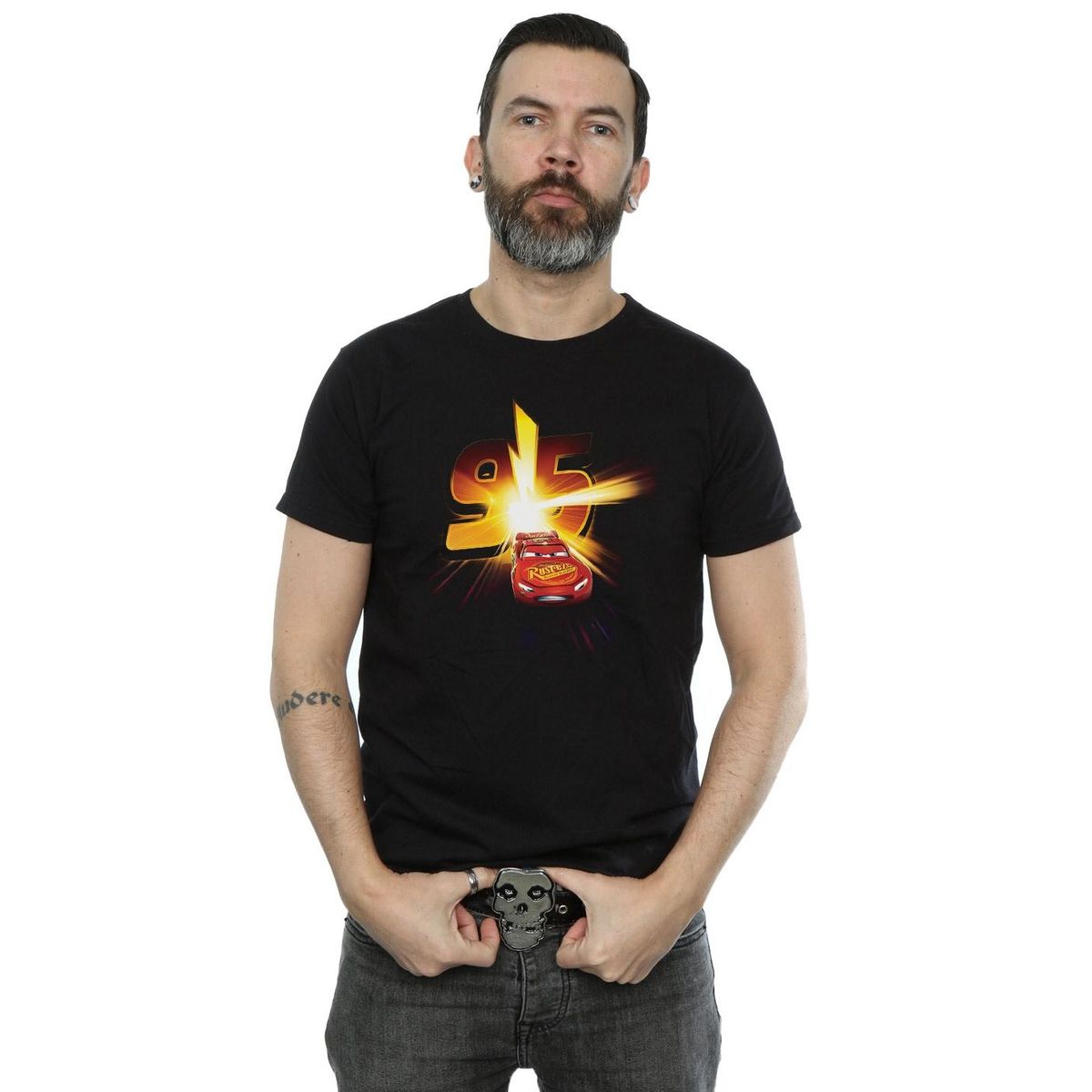 T-Shirt mit Lightning McQueen Grafik