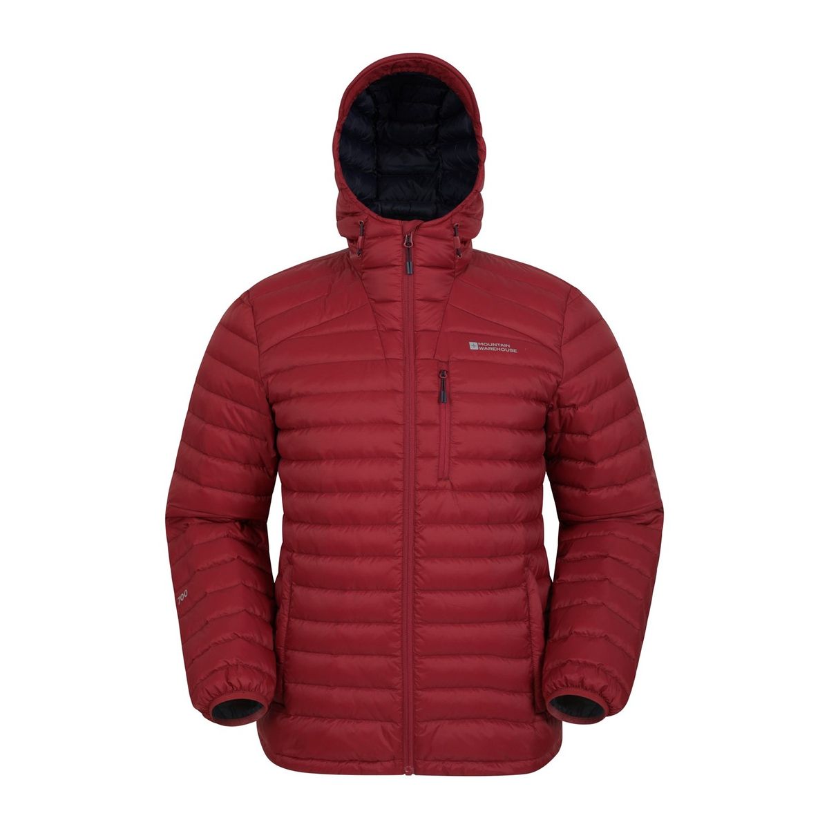 Herren Daunenjacke mit Kapuze