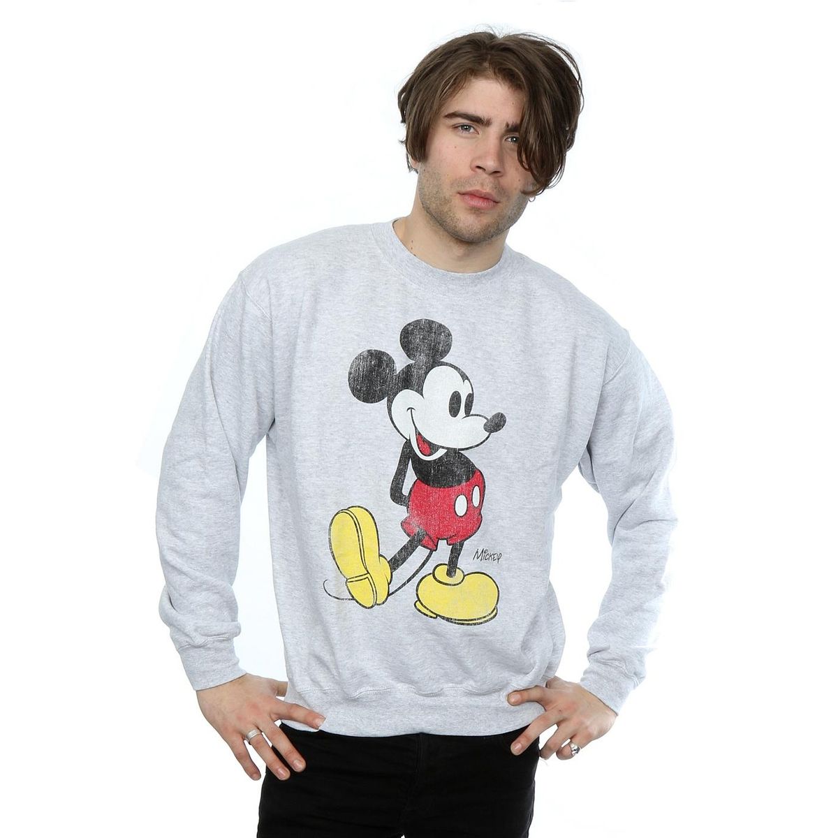 Vintage Mickey Mouse Grafik-Sweatshirt
