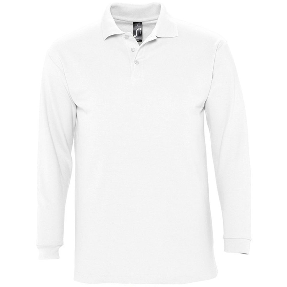 Herren Langarm Poloshirt