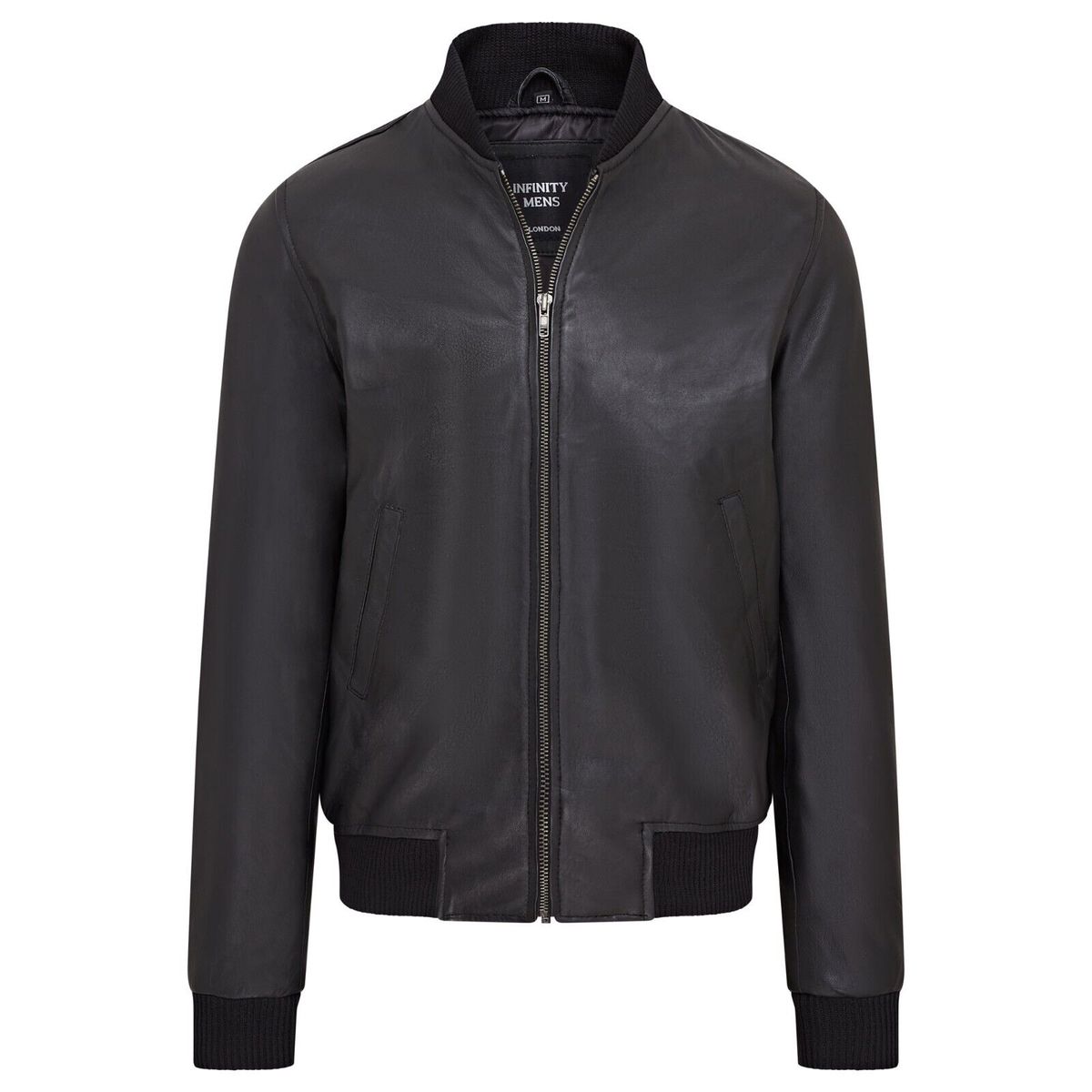Varsity Bomberjacke aus weichem Leder für Herren