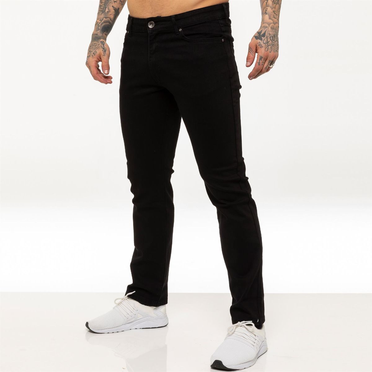 Herren Straight Leg Stretch Jeans