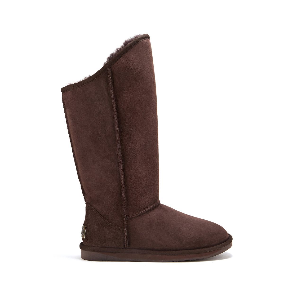 Hohe Schaffellstiefel