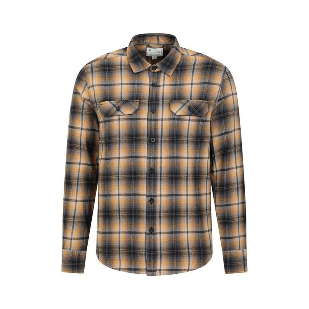 Mountain Warehouse - "Trace" Hemd für Herren Langärmlig (Weiches Gelb)