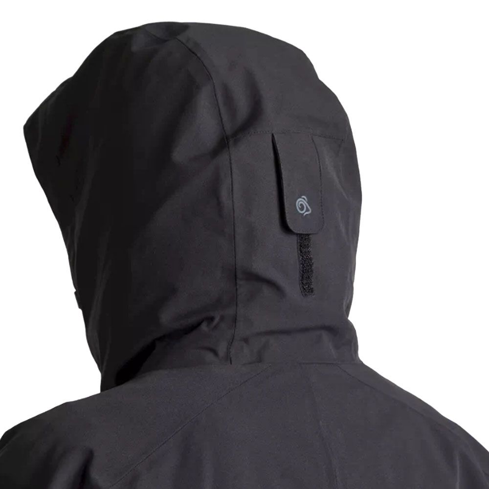 Isolierte wasserdichte Softshell-Kapuzenjacke