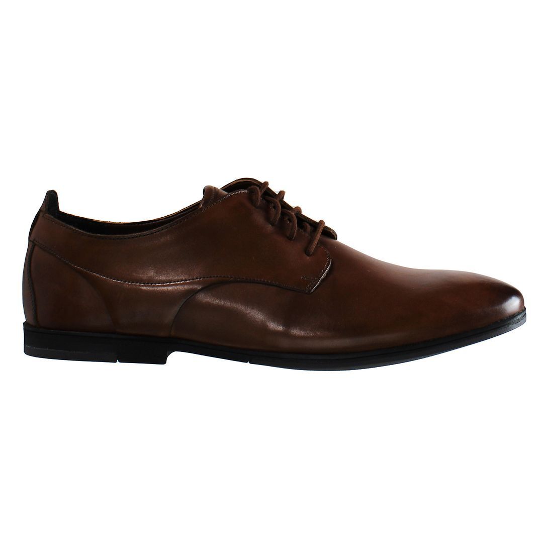 Herren braune Oxford Lederschuhe