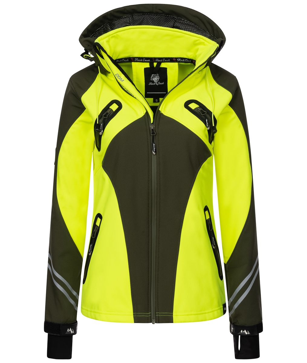 Herren Color Block Softshelljacke
