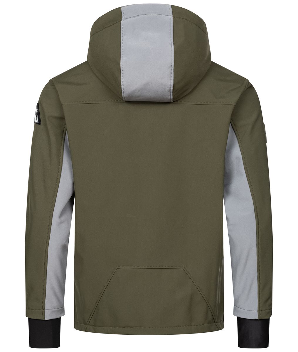 Funktionelle Softshell-Outdoorjacke mit Kapuze