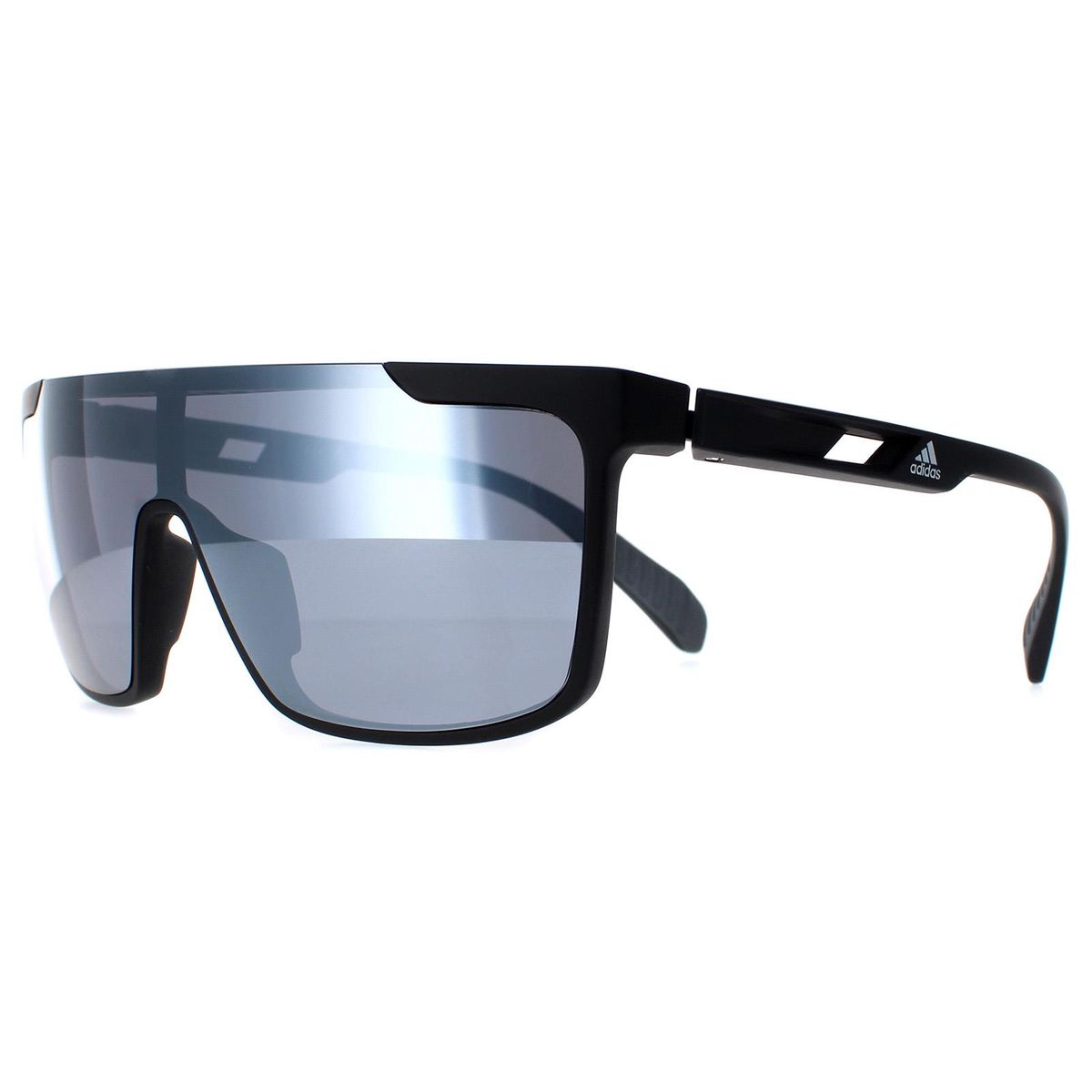 Futuristische Shield-Brille mit Verspiegelung