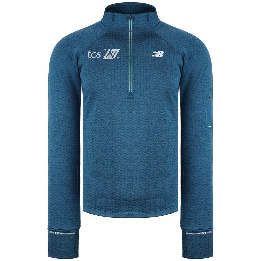 Herren Blauer Heat Grid Pullover