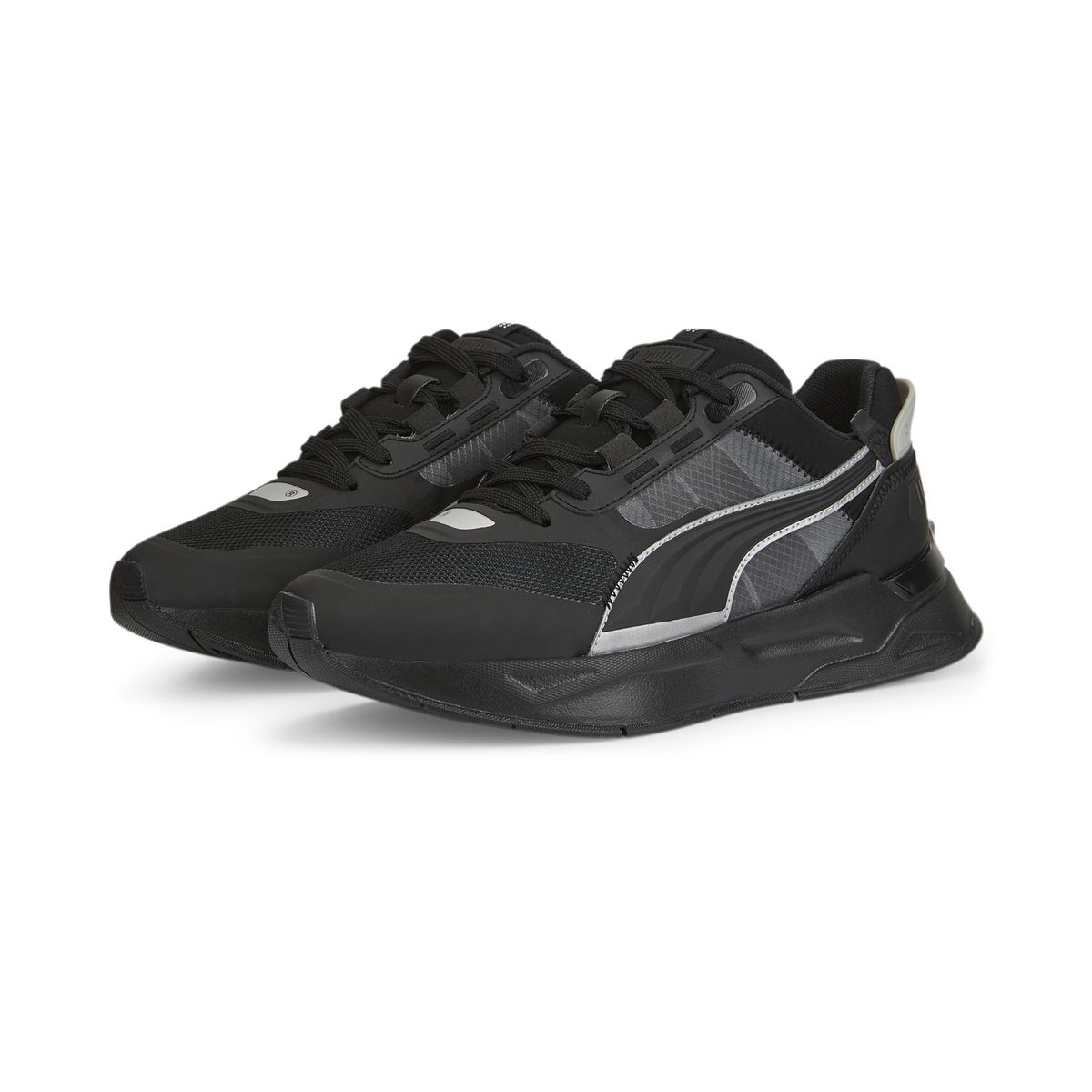 Technisch inspirierte reflektierende Chunky Sneaker