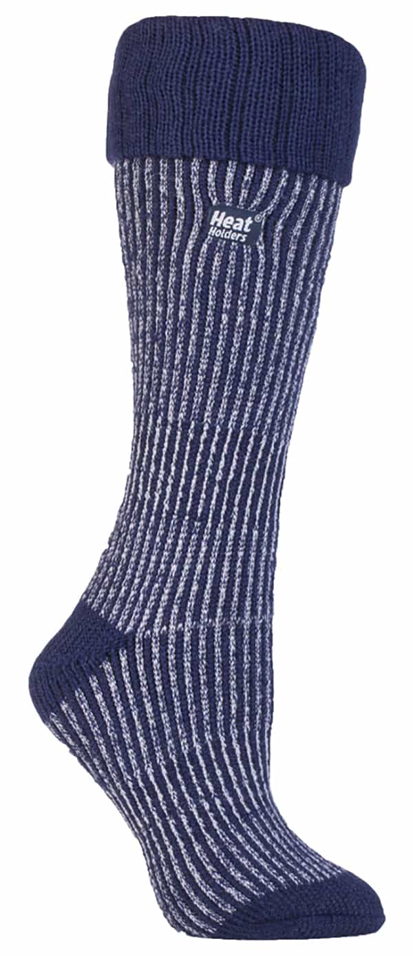 Gerippte Thermostiefelsocken in Kniehöhe