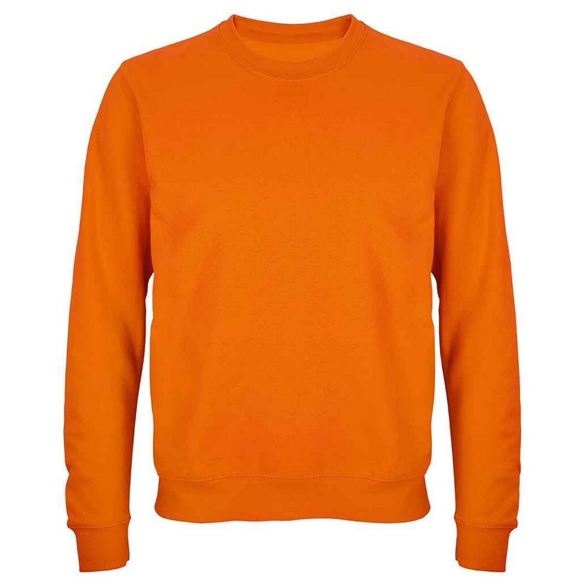 Unisex einfarbiges Sweatshirt mit Rundhalsausschnitt