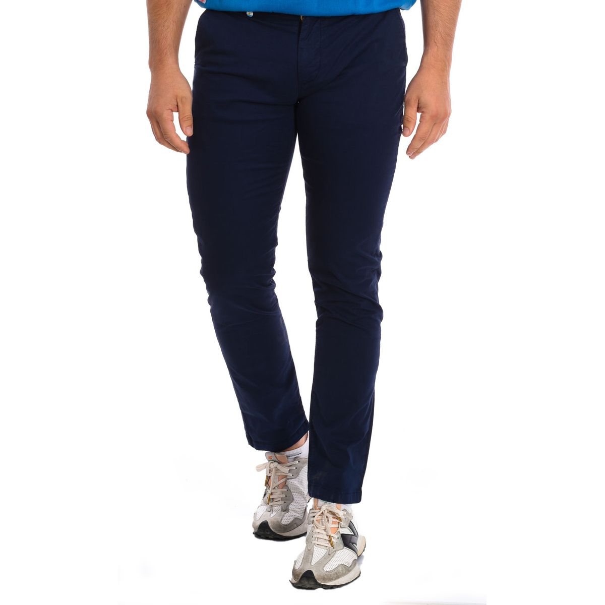 Chinohose mit geradem Bein