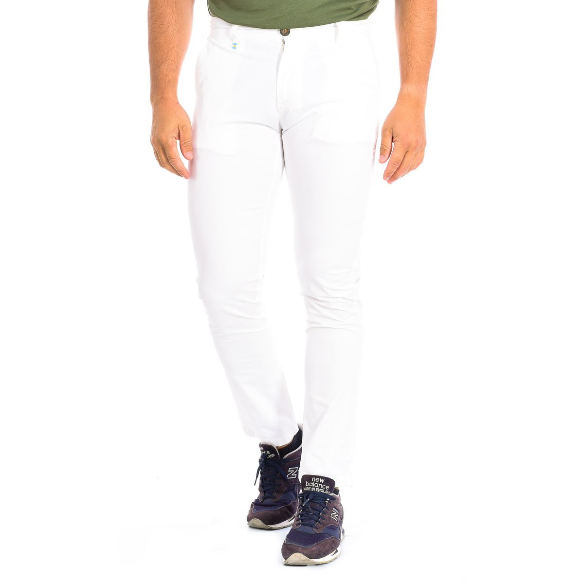 Chinohose mit geradem Bein