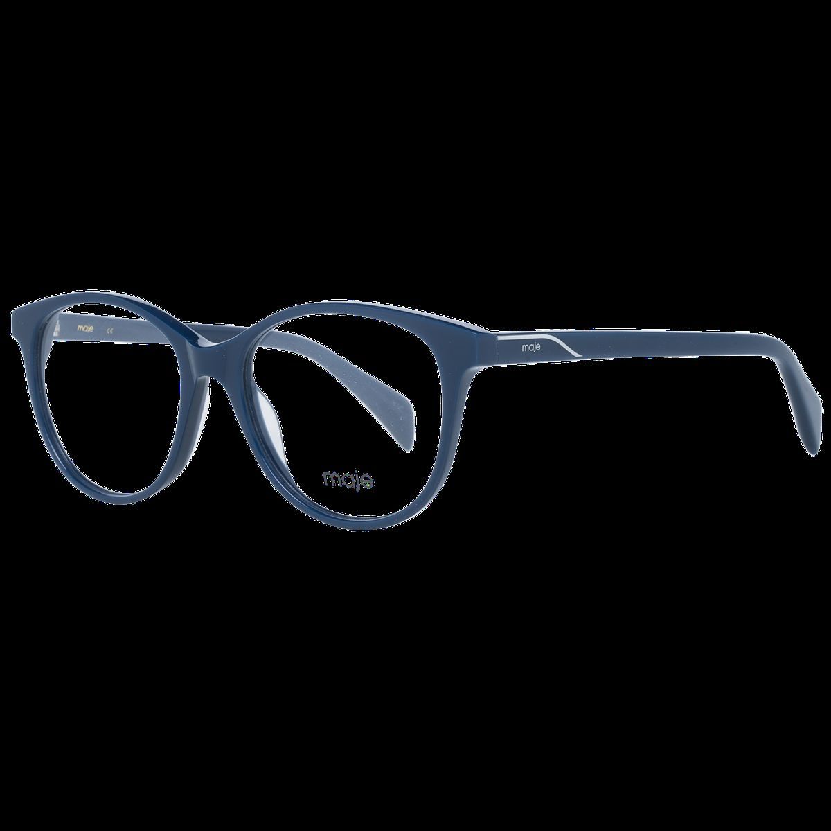 Runde Vollrandbrille in Blau