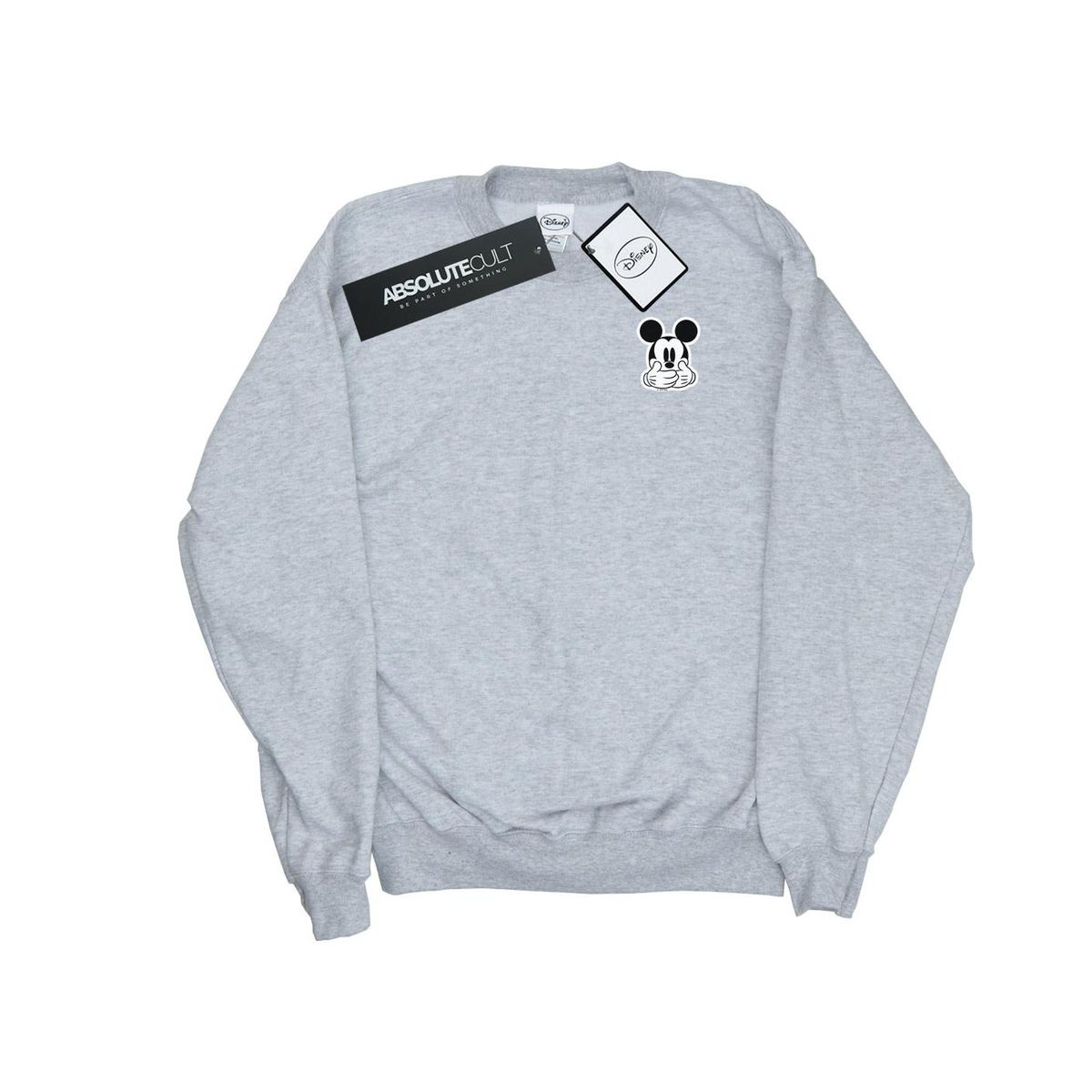 Mickey Mouse 'Nicht Sprechen' Graues Sweatshirt