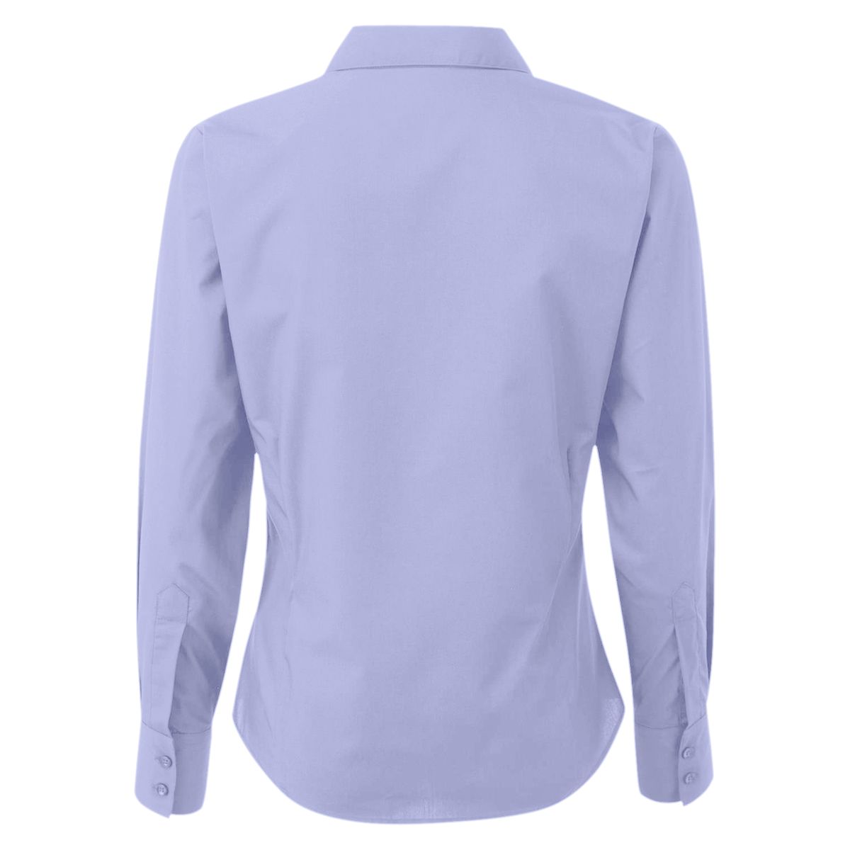 Taillierte Langarm-Popeline-Bluse