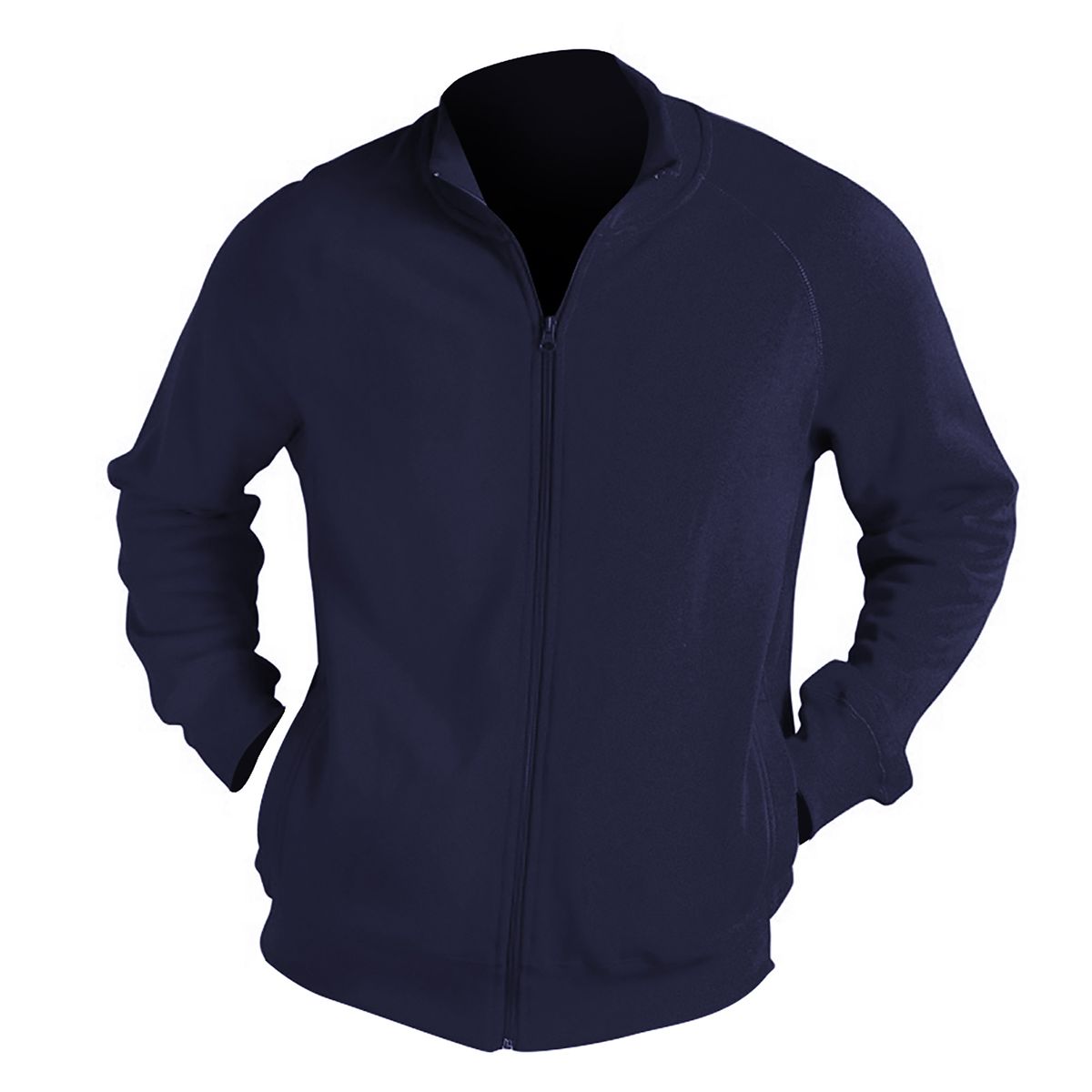 Herren Fleecejacke mit durchgehendem Reißverschluss