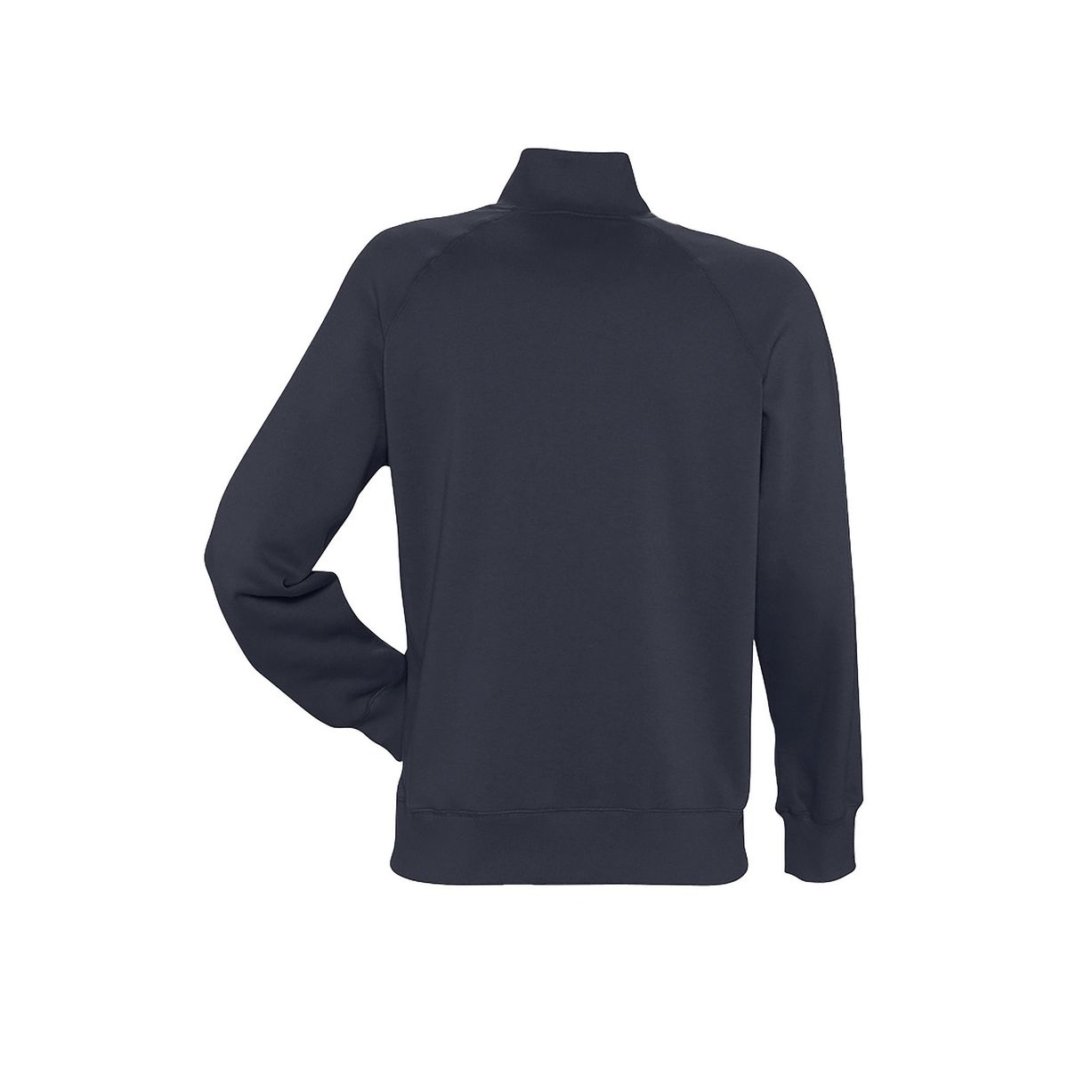 Fleecejacke mit Raglanärmeln und Reißverschluss