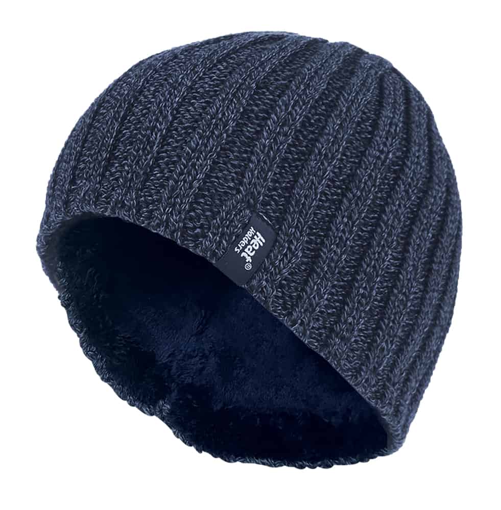 Warme Fleece gefütterte Wintermütze