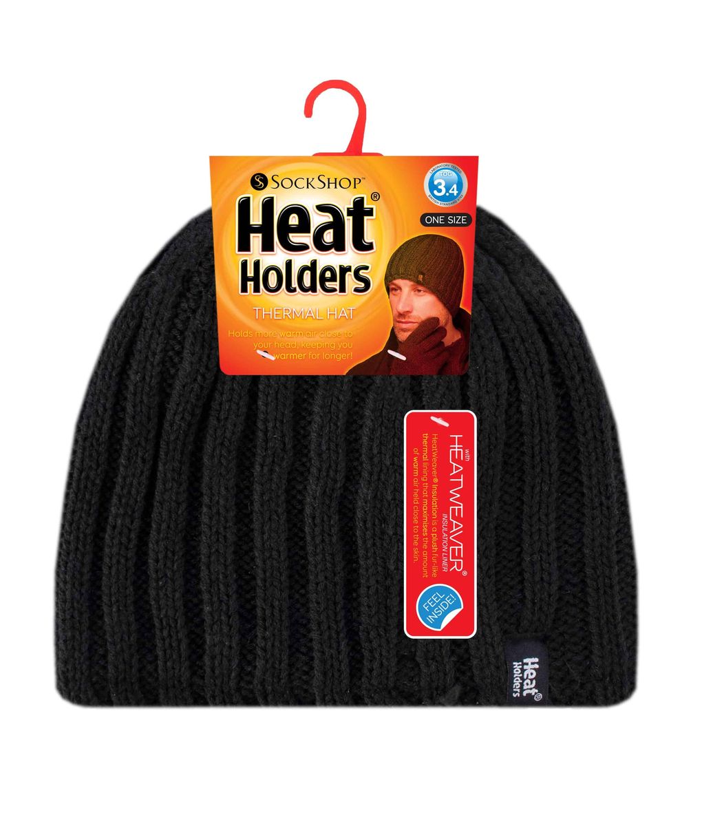 Gerippte Beanie mit Thermofutter