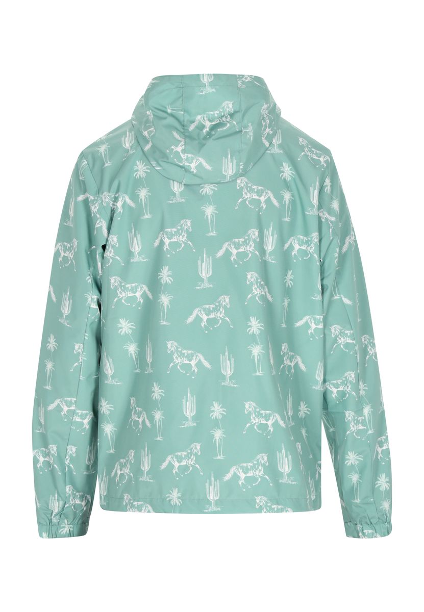 Wende-Windbreaker mit Wüsten-Print-Muster