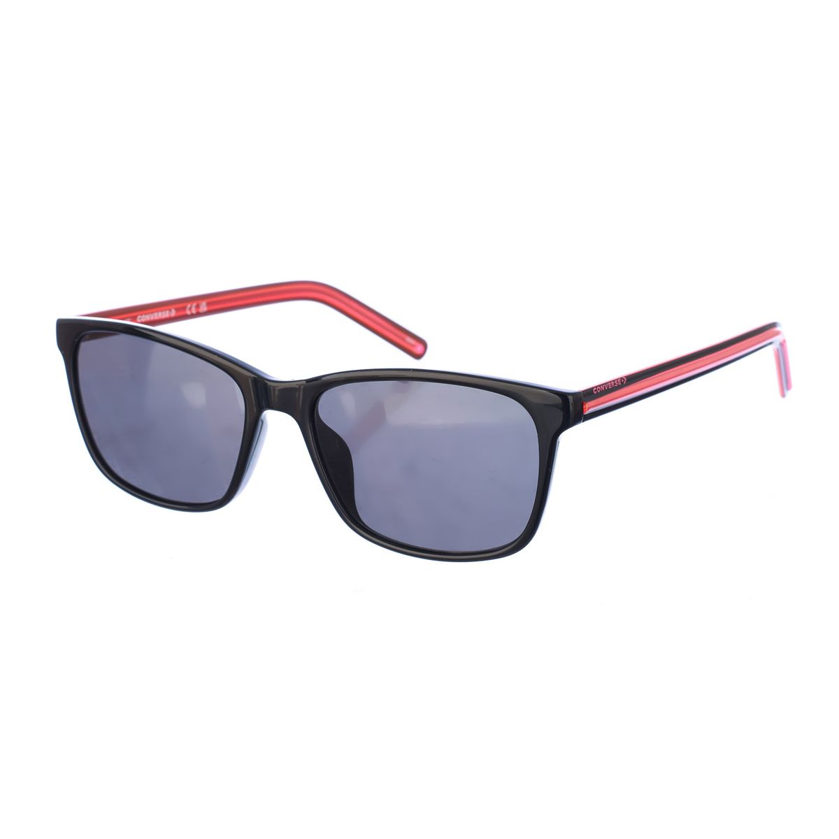 Schwarze Sonnenbrille mit rechteckigem Rahmen