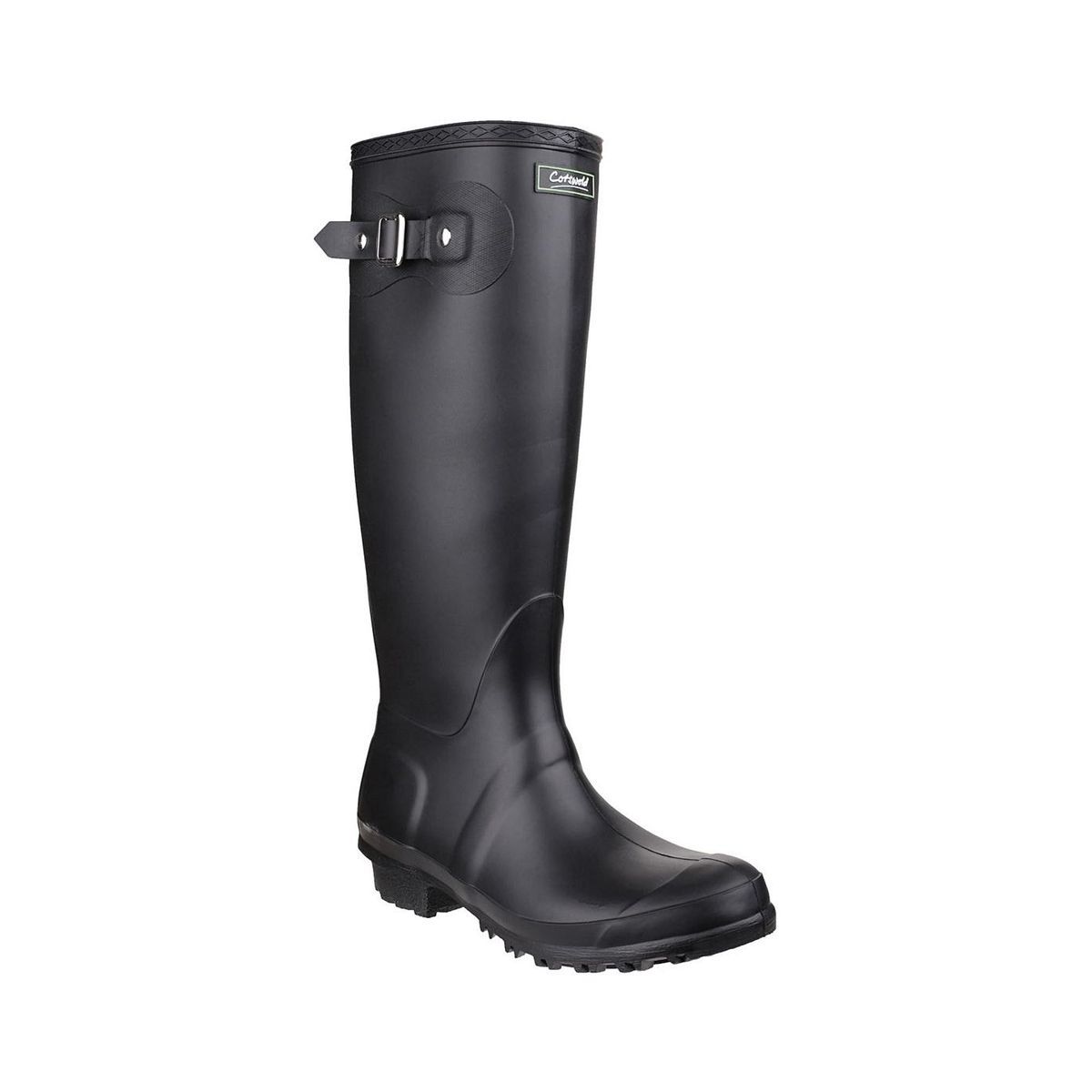 Cotswold Sandringham Buckle-Up Womens Gummistiefel (Schwarz)