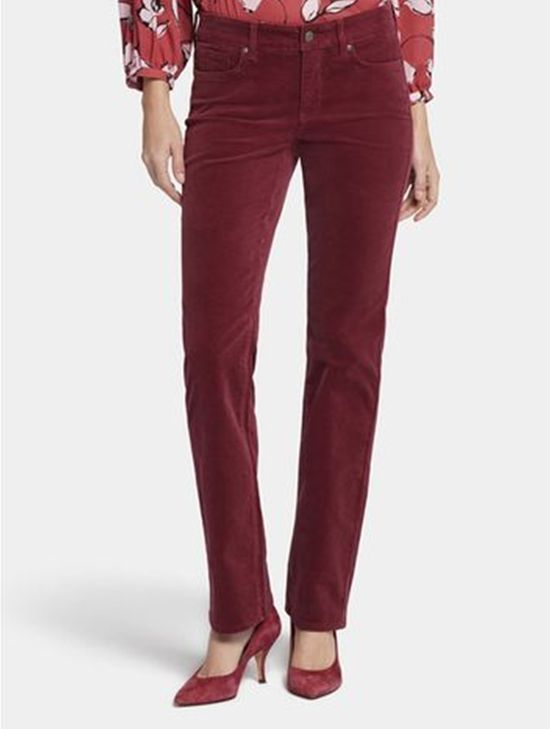 Cordhose mit geradem Bein